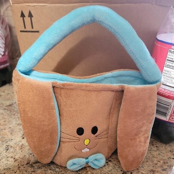 NEW Easter Basket for Kids Empty - Bunny Easter Buckets with Rabbit Ears - Picture 2 of 8